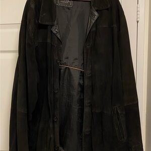 Men's Classic Black Shirt Jacket